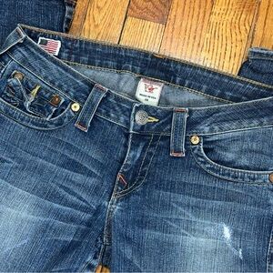Vintage True Religion Low Rise Denim Jeans